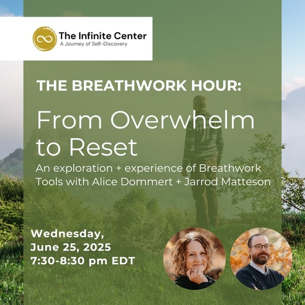 The Breathwork Hour: 6.25.25 From Overwhelm to Reset SQ graphics
